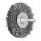 PFERD TOOLS Rundbürste ungezopft RBU Ø70x10mm Schaft-Ø6 mm Stahl-Draht-Ø0,30