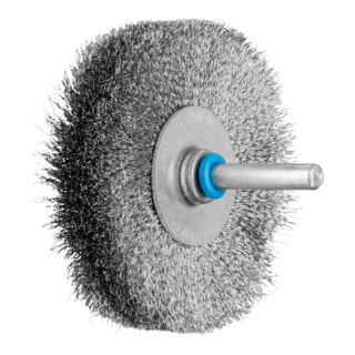 PFERD TOOLS Rundbürste ungezopft RBU Ø70x15 mm Schaft-Ø6 mm Edelstahl-Draht-Ø0,15