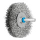PFERD TOOLS Rundbürste ungezopft RBU Ø70x15 mm Schaft-Ø6 mm Edelstahl-Draht-Ø0,30