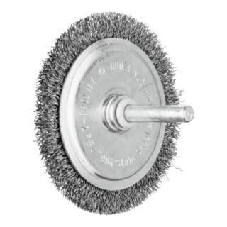 PFERD TOOLS Rundbürste mit Schaft, ungezopft RBU 7004/6 ST 0,20 0.2 mm gewellter Draht