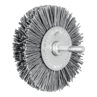 PFERD TOOLS Rundbürste ungezopft RBU Ø80x15 mm Schaft-Ø6 mm SiC-Filament-Ø0,90 Korn 180