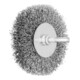PFERD TOOLS Rundbürste ungezopft RBU Ø80x15 mm Schaft-Ø6 mm Stahl-Draht-Ø0,30