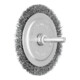 PFERD TOOLS Rundbürste ungezopft RBU Ø80x4 mm Schaft-Ø6 mm Stahl-Draht-Ø0,20