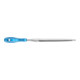 PFERD TOOLS Sägefeile mit Heft Dreikant normal 125 mm Hieb 2 universell zum Schärfen-1