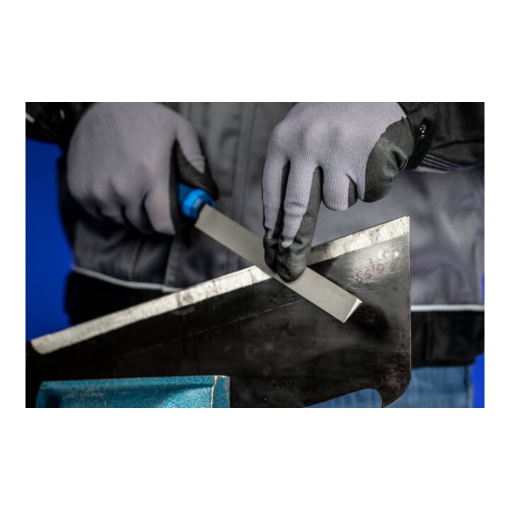 PFERD TOOLS Schärffeile mit Heft Messerform 200mm Hieb 2 universell zum Schärfen