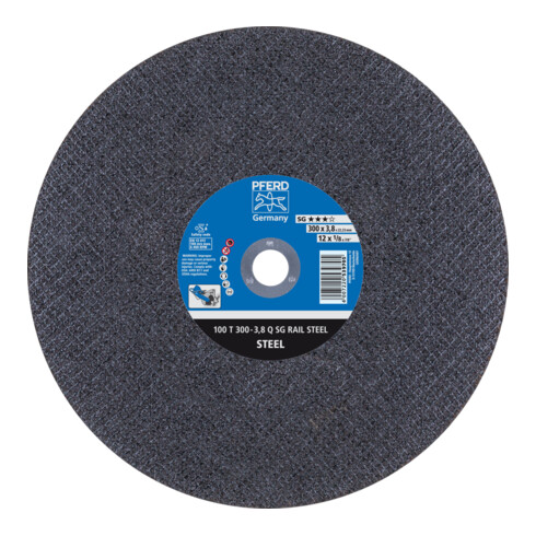PFERD TOOLS Schienentrennscheibe T 300x3,8x22,23 mm Leistungslinie SG RAIL für Eisenbahnschienen
