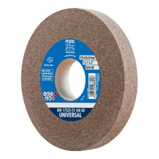 PFERD TOOLS Schleifbockscheibe Ø 175x25 mm Bohrung-Ø 51 mm A60 für universelle Schleifaufgaben