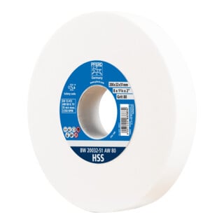 PFERD TOOLS Schleifbockscheibe Ø 200x32 mm Bohrung-Ø 51 mm A80 zum Schärfen von HSS-Bohrern