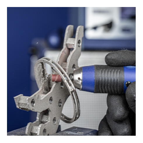 PFERD TOOLS Schleifhülsen-Set 13-tlg. Korund Ø 10x20mm A60,80,150,240 mit Halter Schaft-Ø 6 mm