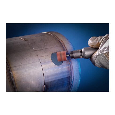 PFERD TOOLS Schleifhülsen-Set 13-tlg. Korund Ø 30x30mm A40,60,80,150 mit Halter Schaft-Ø 6 mm