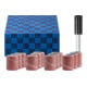 PFERD TOOLS Schleifhülsen-Set 13-tlg. Korund Ø 10x20mm A60,80,150,240 mit Halter Schaft-Ø 6 mm