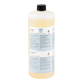 PFERD TOOLS Schleiföl 411/1 NE in Kanister 1 Liter für Buntmetall und Edelstahl