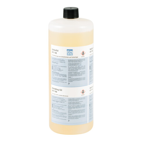 PFERD TOOLS Schleiföl 411/1 NE in Kanister 1 Liter für Buntmetall und Edelstahl