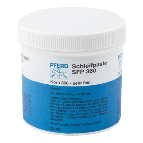 PFERD TOOLS Schleifpaste SFP 250g Körnung SIC 360 250g zum Fein-und Einschleifen von Ventilen und Lagern