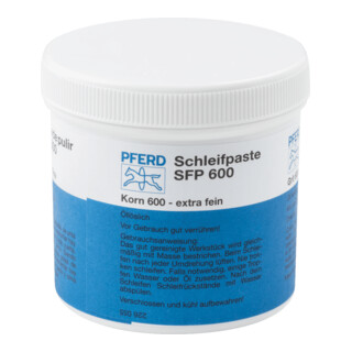 PFERD TOOLS Schleifpaste SFP 250g Körnung SIC 600 250g zum Fein-und Einschleifen von Ventilen und Lagern