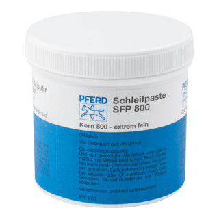 PFERD TOOLS Schleifpaste SFP 250g Körnung SIC 800 250g zum Fein-und Einschleifen von Ventilen und Lagern