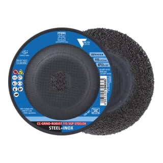 PFERD TOOLS Schleifscheibe CC-GRIND ROBUST 115 SGP STEELOX