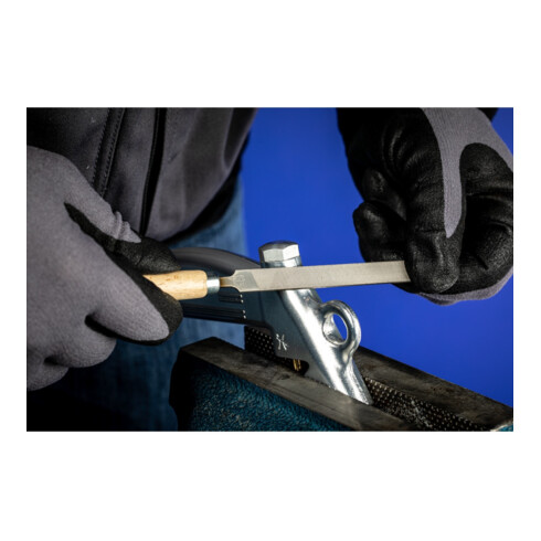 PFERD TOOLS Schlüsselfeile mit Heft Flachstumpf 100mm Hieb 2 für filigrane Feilarbeiten