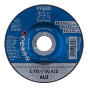 PFERD TOOLS Schruppscheibe E 115x7,2x22,23 mm Leistungslinie SG ALU für Alu