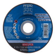 PFERD TOOLS Schruppscheibe E 115x7,4x22,23 mm Speziallinie SGP STEELOX für Stahl/Edelstahl