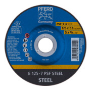 PFERD TOOLS Schruppscheibe E 125x7,2x22,23 mm Universallinie PSF STEEL für Stahl