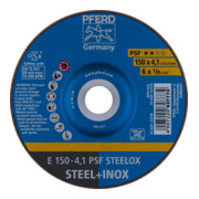 PFERD TOOLS Schruppscheibe E 150x4,1x22,23 mm Universallinie PSF STEELOX für Stahl/Edelstahl