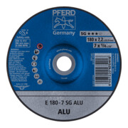 PFERD TOOLS Schruppscheibe E 180x7,2x22,23 mm Leistungslinie SG ALU für Alu