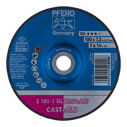 PFERD TOOLS Schruppscheibe E 180x7,2x22,23 mm Leistungslinie SG CAST+ALU für Guss/Alu