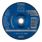 PFERD TOOLS Schruppscheibe E 180x8,3x22,23 mm Leistungslinie SG INOX für Edelstahl