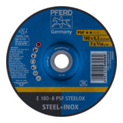 PFERD TOOLS Schruppscheibe E 180x8,3x22,23 mm Universallinie PSF STEELOX für Stahl/Edelstahl
