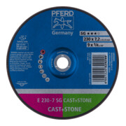 PFERD TOOLS Schruppscheibe E 230x7,2x22,23 mm Leistungslinie SG CAST+STONE für Guss/Stein