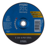 PFERD TOOLS Schruppscheibe E 230x8,3x22,23 mm Universallinie PSF STEEL für Stahl