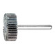 PFERD TOOLS SIC Fächerschleifer F Ø 30x10mm Schaft-Ø 6 mm SIC120 für harte NE Metalle-1