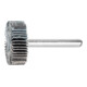 PFERD TOOLS SIC Fächerschleifer F Ø 30x10mm Schaft-Ø 6 mm SIC120 für harte NE Metalle