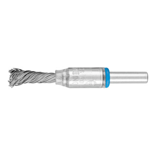 PFERD TOOLS Pinselbürste mit Schaft, gezopft PBGS INOX