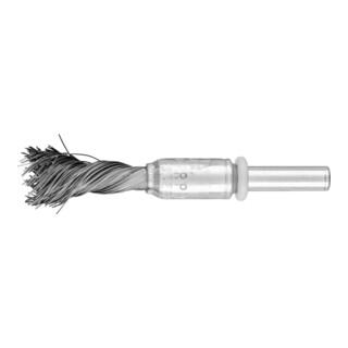 PFERD TOOLS SINGLETWIST Pinselbürste gezopft PBGS Ø12 mm Schaft-Ø6 mm Stahl-Draht-Ø0,20