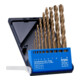 PFERD TOOLS Spiralbohrer-Set 10-tlg. INOX HSSE N DIN 338 für zähe und harte Werkstoffe-1