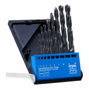 PFERD TOOLS Spiralbohrer-Set 10-tlg. STEEL HSSG N DIN 338 universal