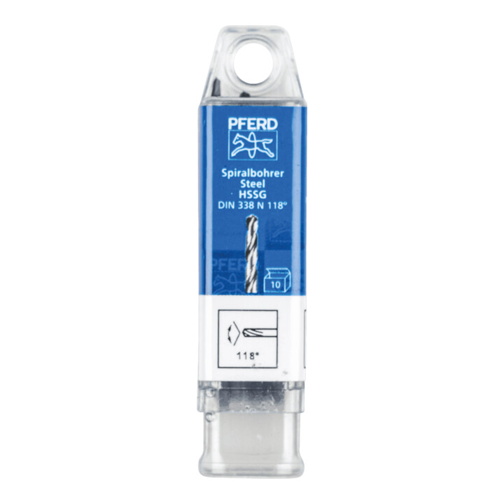 PFERD TOOLS Spiralbohrer STEEL Ø 2 mm HSS-G N DIN 338 118° universal
