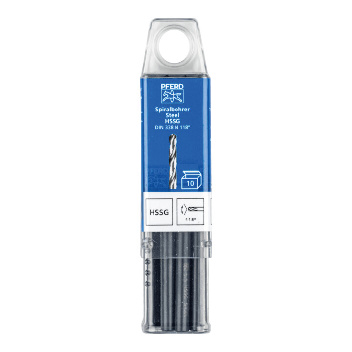 PFERD TOOLS Spiralbohrer STEEL Ø 5,5 mm HSS-G N DIN 338 118° universal