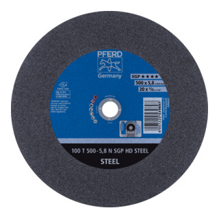PFERD TOOLS Stationäre Trennscheibe T 500x5,8x40mm "mittelhart" HD STEEL für Stahl 100m/s