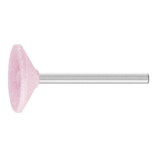 PFERD TOOLS STEEL EDGE Schleifstift Form B 81 Ø 19x5 mm Schaft-Ø 3 mm A100 für Stahl- und Stahlguss