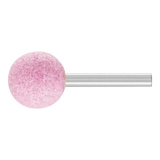 PFERD TOOLS STEEL EDGE Schleifstift Kugel Ø 25x25 mm Schaft-Ø 6,3 mm A30 für Stahl- und Stahlguss