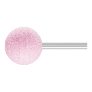 PFERD TOOLS STEEL EDGE Schleifstift Kugel Ø 32x32 mm Schaft-Ø 6 mm A46 für Stahl- und Stahlguss