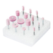 PFERD TOOLS STEEL EDGE Schleifstift-Set 15-tlg. Schaft-Ø 3 mm A80 für Stahl- und Stahlguss