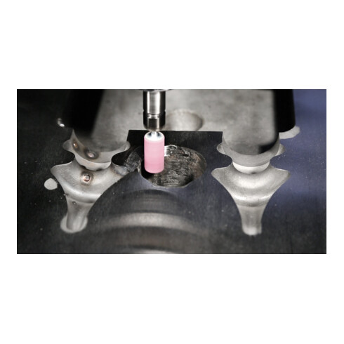 PFERD TOOLS STEEL EDGE Schleifstift Zylinder Ø 10x13 mm Schaft-Ø 3 mm A46 für Stahl- und Stahlguss