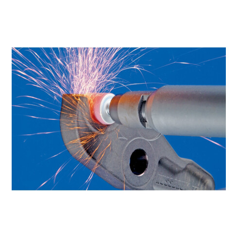 PFERD TOOLS STEEL EDGE Schleifstift Zylinder Ø 25x32 mm Schaft-Ø 6 mm A30 für Stahl- und Stahlguss