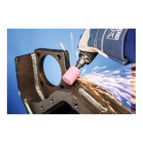 PFERD TOOLS STEEL EDGE Schleifstift Zylinder Ø 32x40mm Schaft-Ø 6 mm A46 für Stahl- und Stahlguss