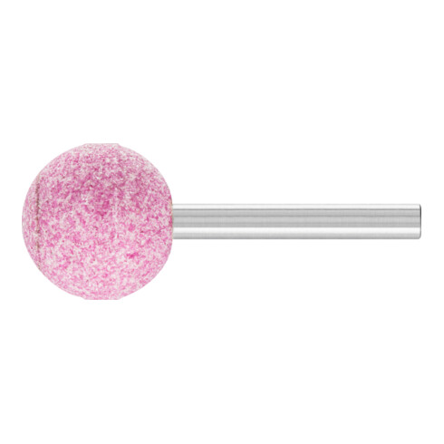 PFERD TOOLS STEEL Schleifstift Kugel Ø 25x25 mm Schaft-Ø 6 mm A60 für Stahl- und Stahlguss