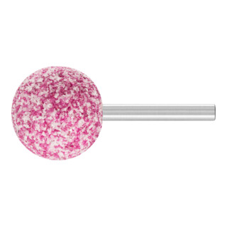 PFERD TOOLS STEEL Schleifstift Kugel Ø 32x32 mm Schaft-Ø 6 mm A24 für Stahl- und Stahlguss
